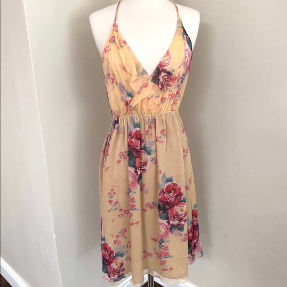 Anthropologie silk sundress